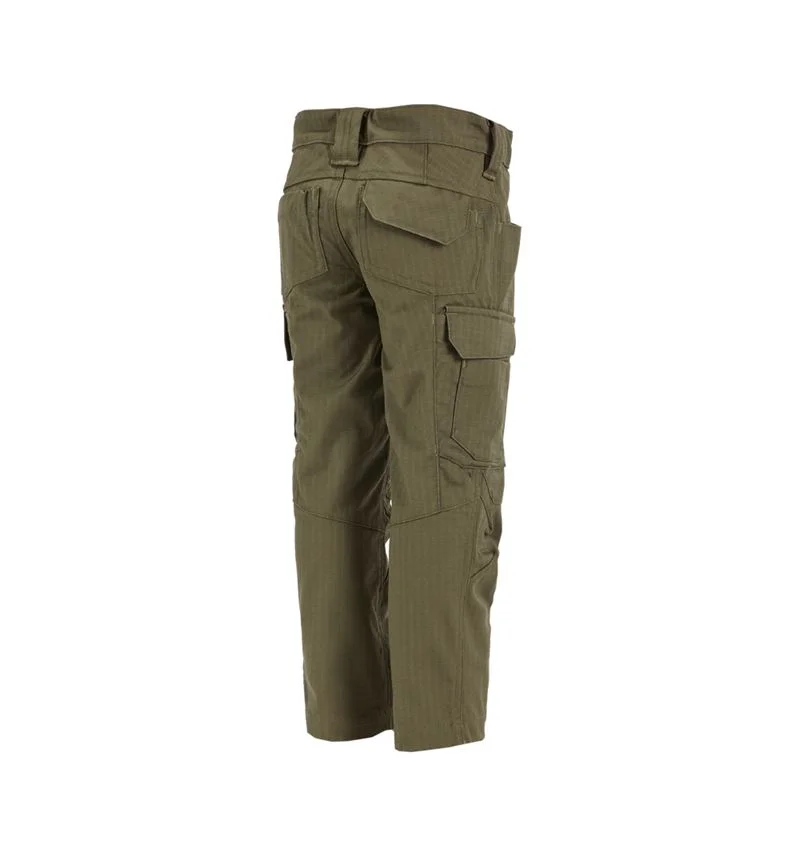 Trousers e.s.concrete solid, children's