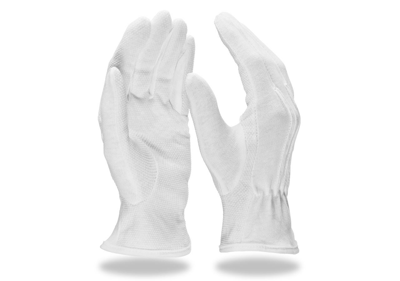 PVC cotton gloves Grip,pack of 12