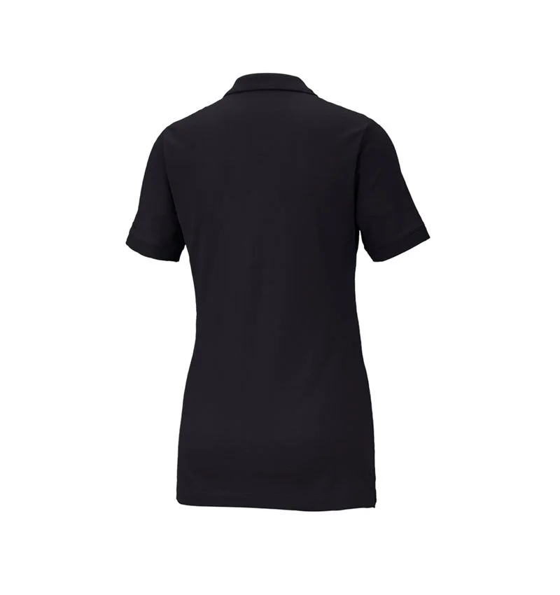 e.s. Pique-Polo cotton stretch, ladies'