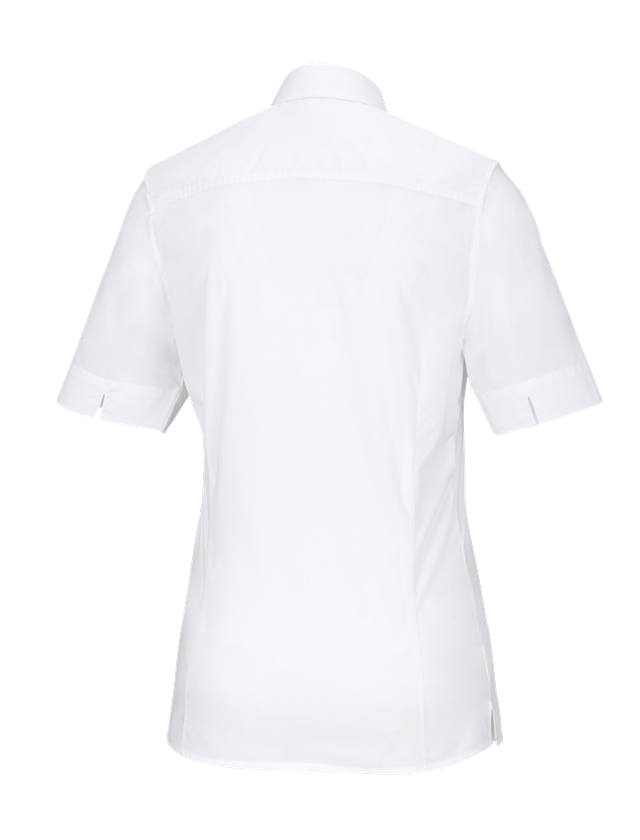 Business blouse e.s.comfort, short sleeved