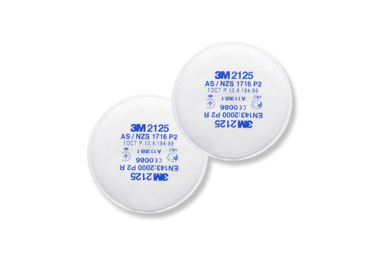 3M Fine dust filter cartridge 2125, P2, 10 pairs
