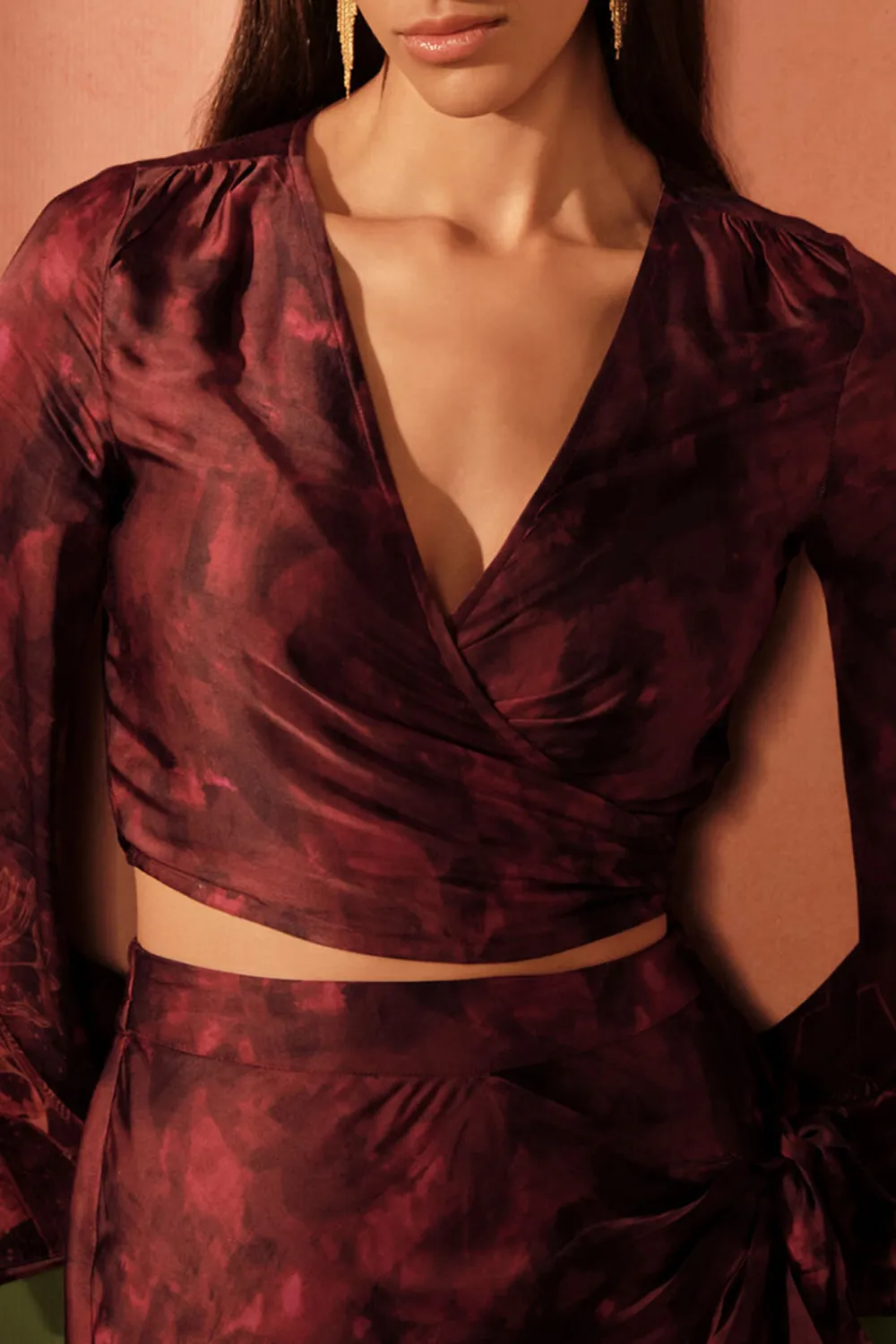 Casual Style Skies Two-Piece Viscose Set