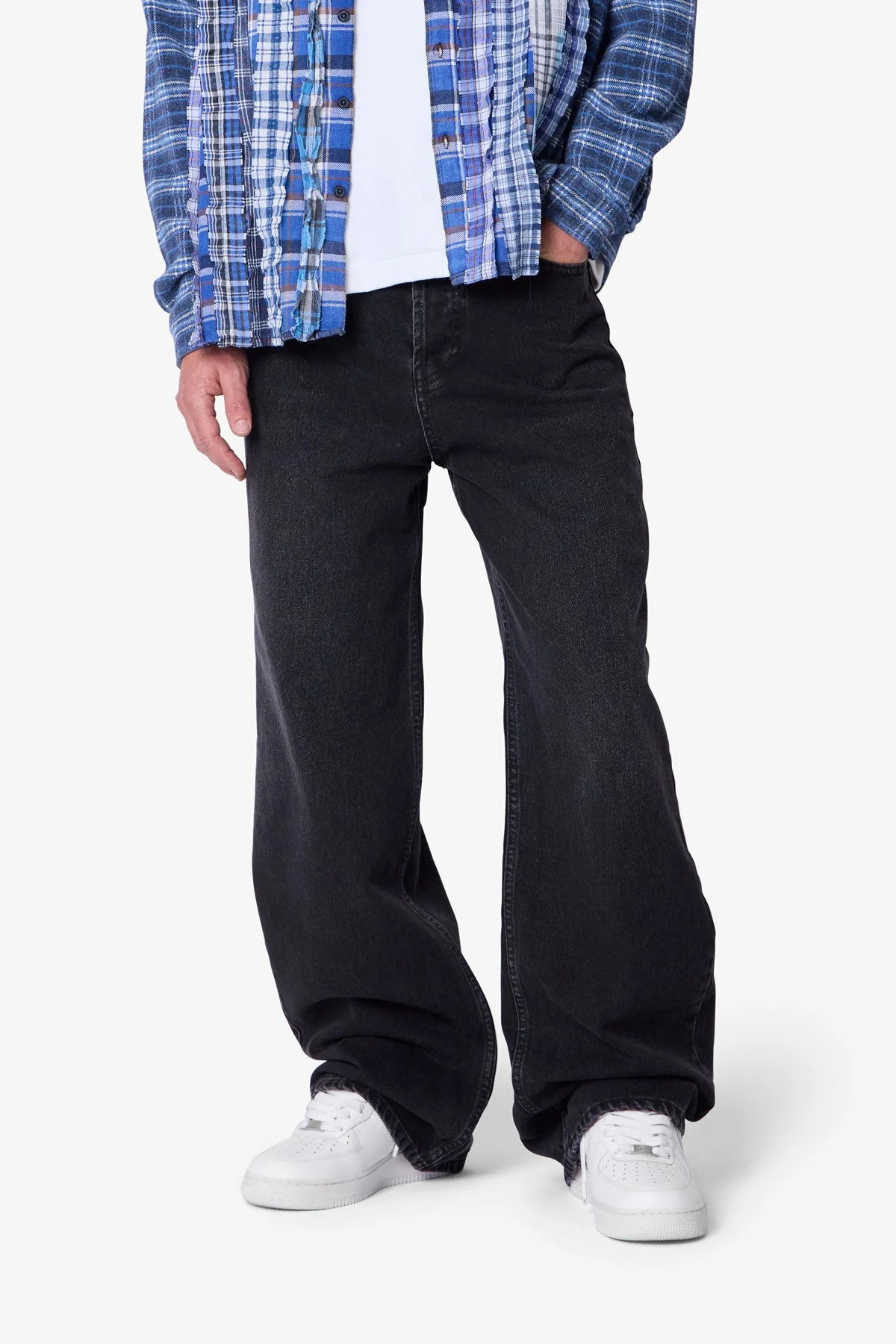 Baggy Denim - Stone Wash Black