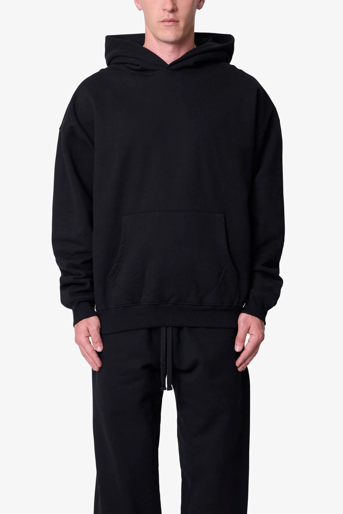 Heavy Basic Hoodie - Black