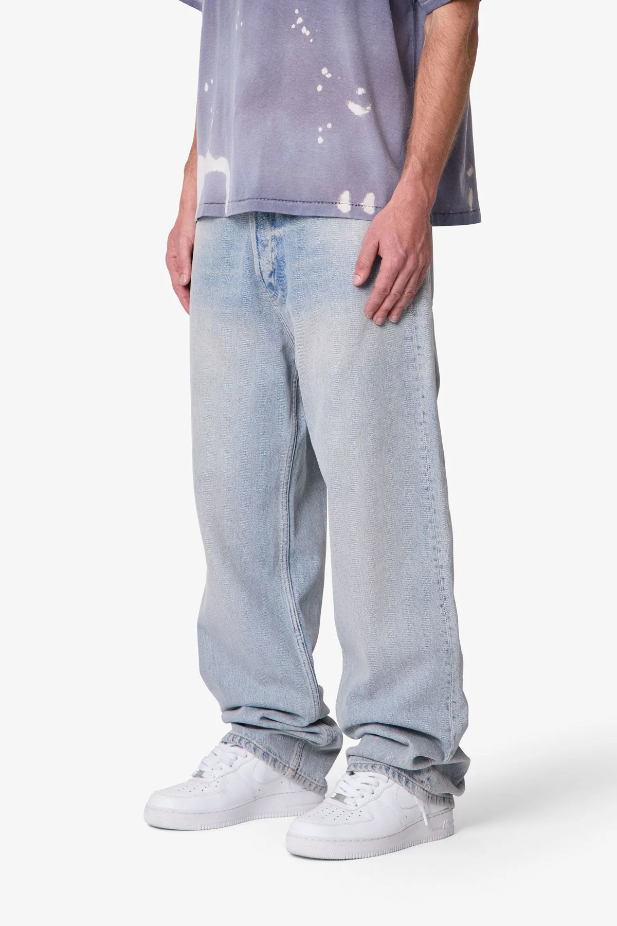 Ultra Baggy Denim - Light Sand Washed Blue