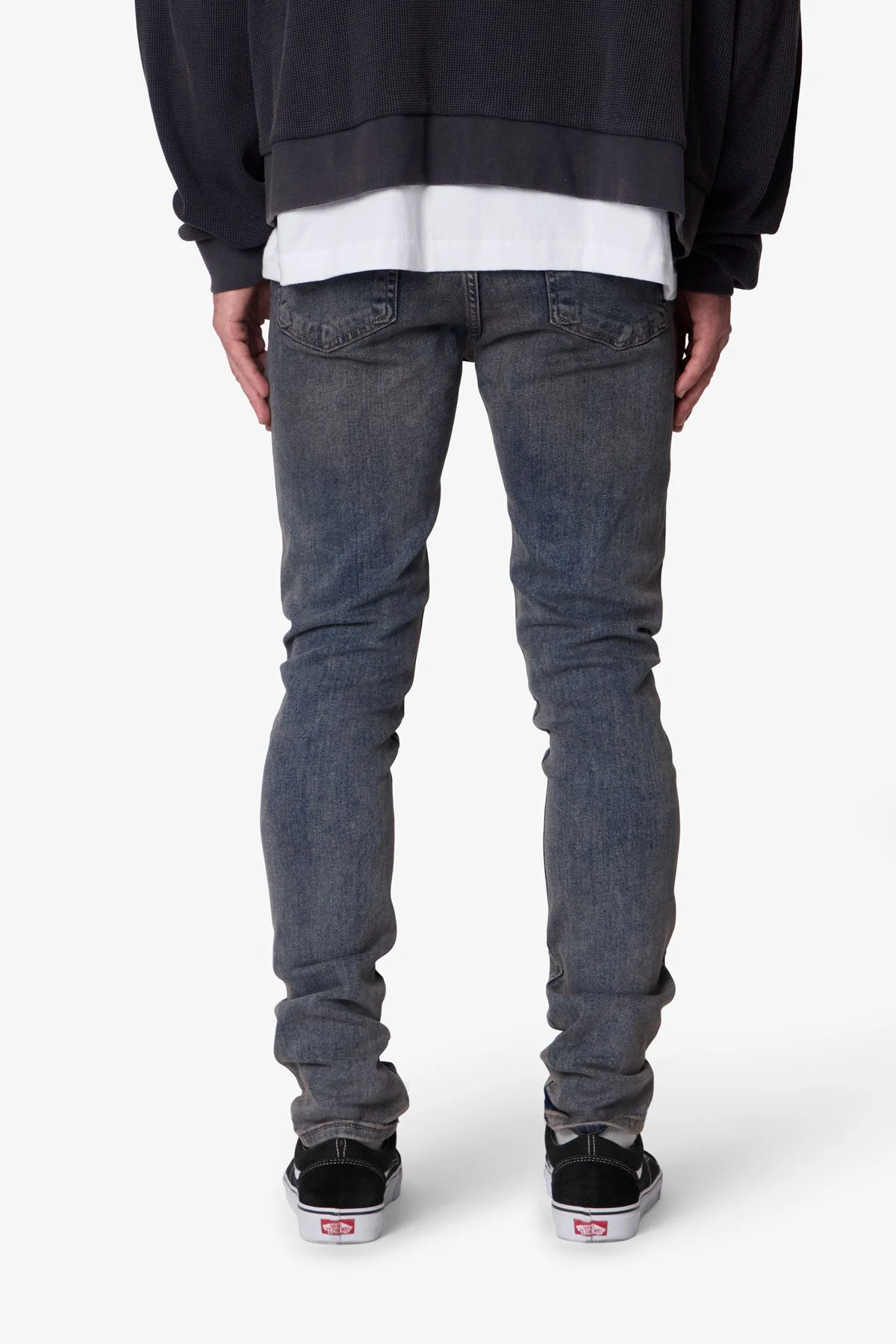 Skinny Oil Denim - Medium Blue