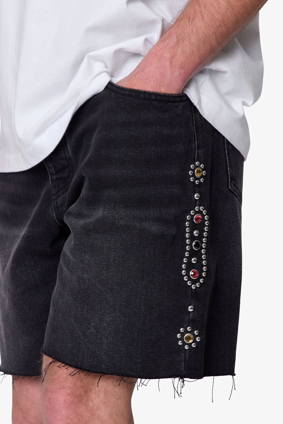 Mojave Denim Shorts - Black