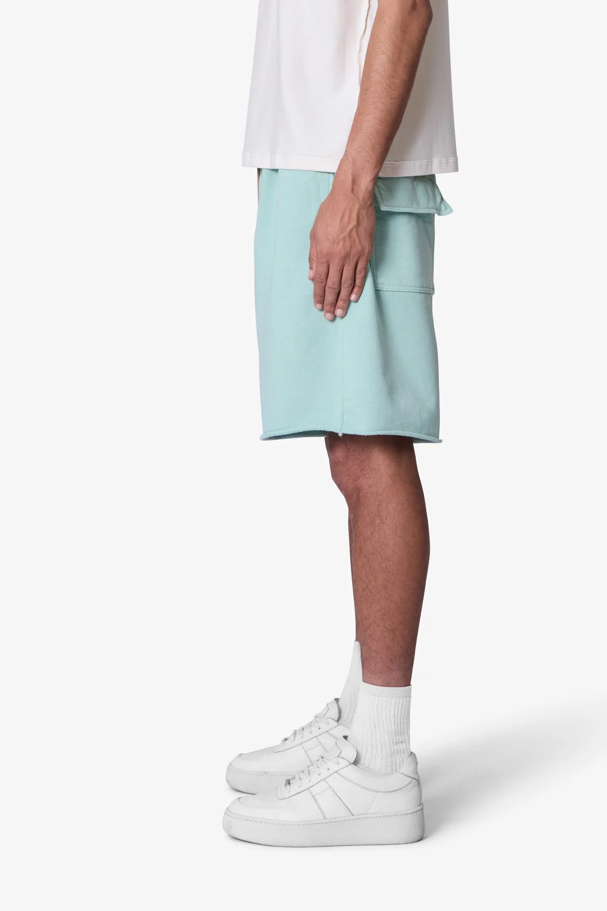 Oversized Sweatshorts - Seafoam