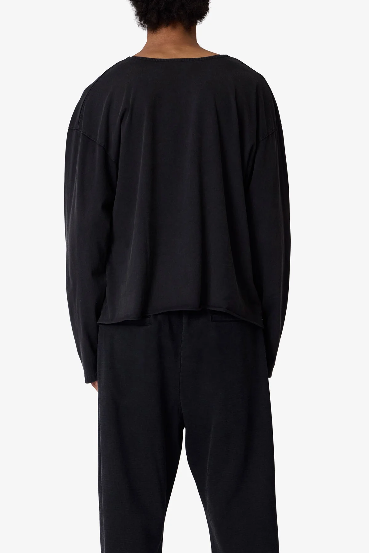 Long Sleeve Tee - Washed Black