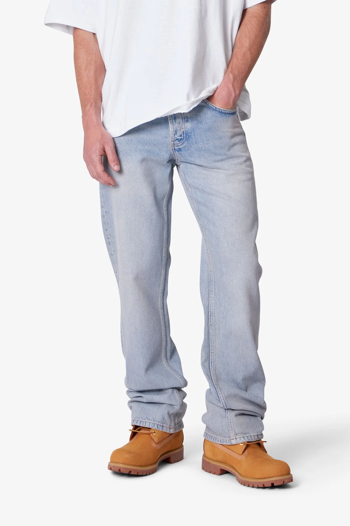 Bootcut Denim - Light Sand Washed Blue