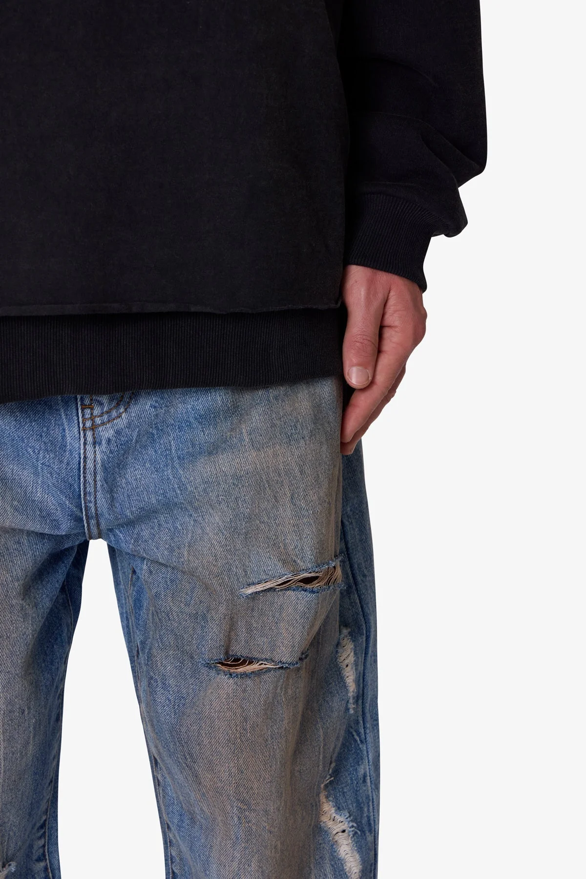 Ultra Baggy Ran Over Denim - Blue