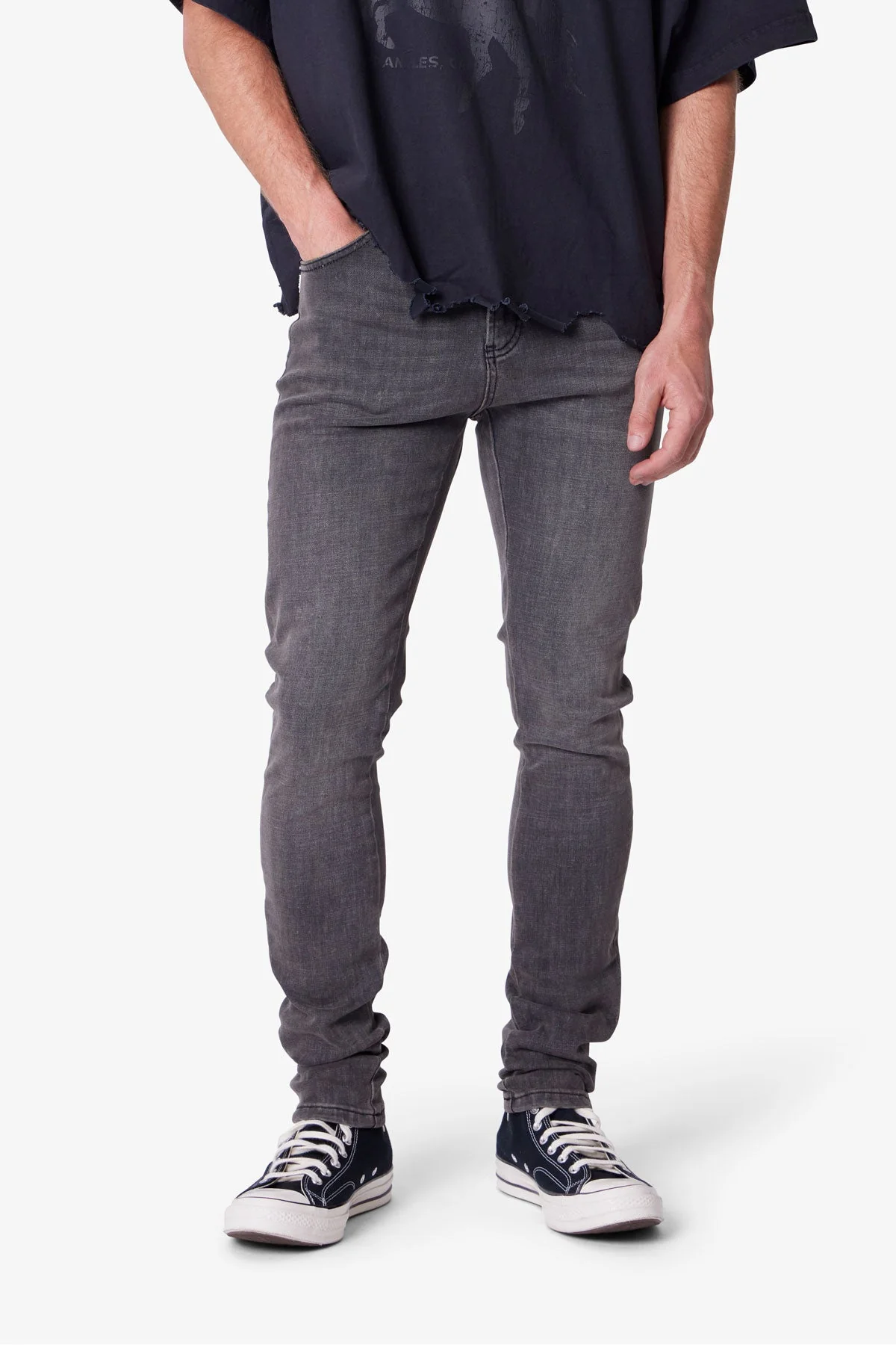 Skinny Denim - Dark Sand Wash