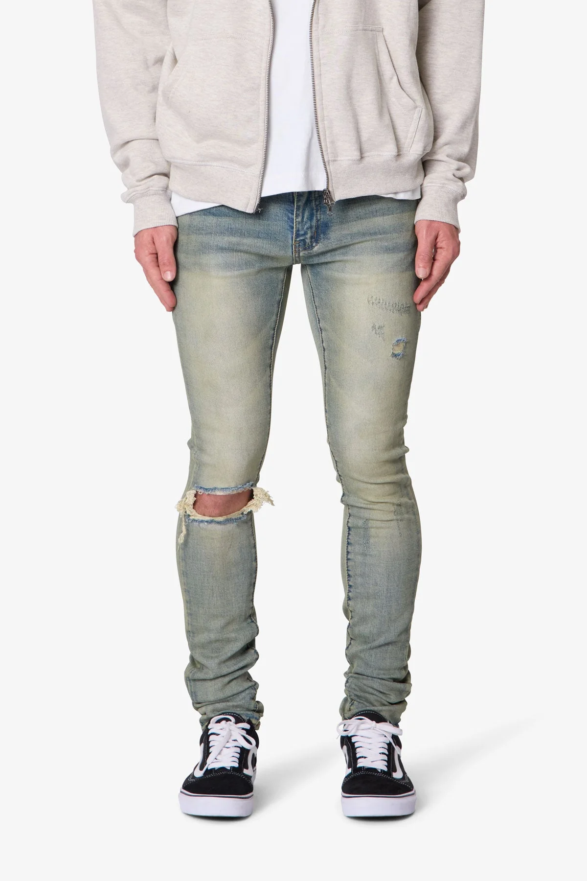 X721 Dusted Skinny Denim - 4th Day Sun Washed Blue