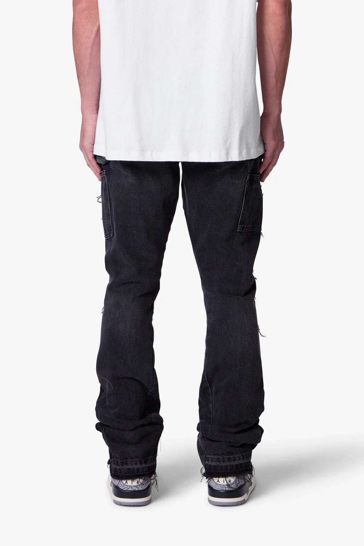 B118 Work Flare Denim - Black