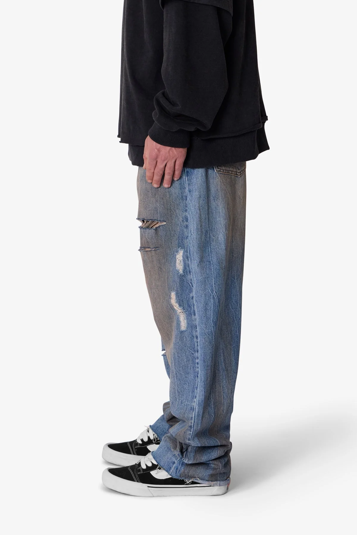 Ultra Baggy Ran Over Denim - Blue