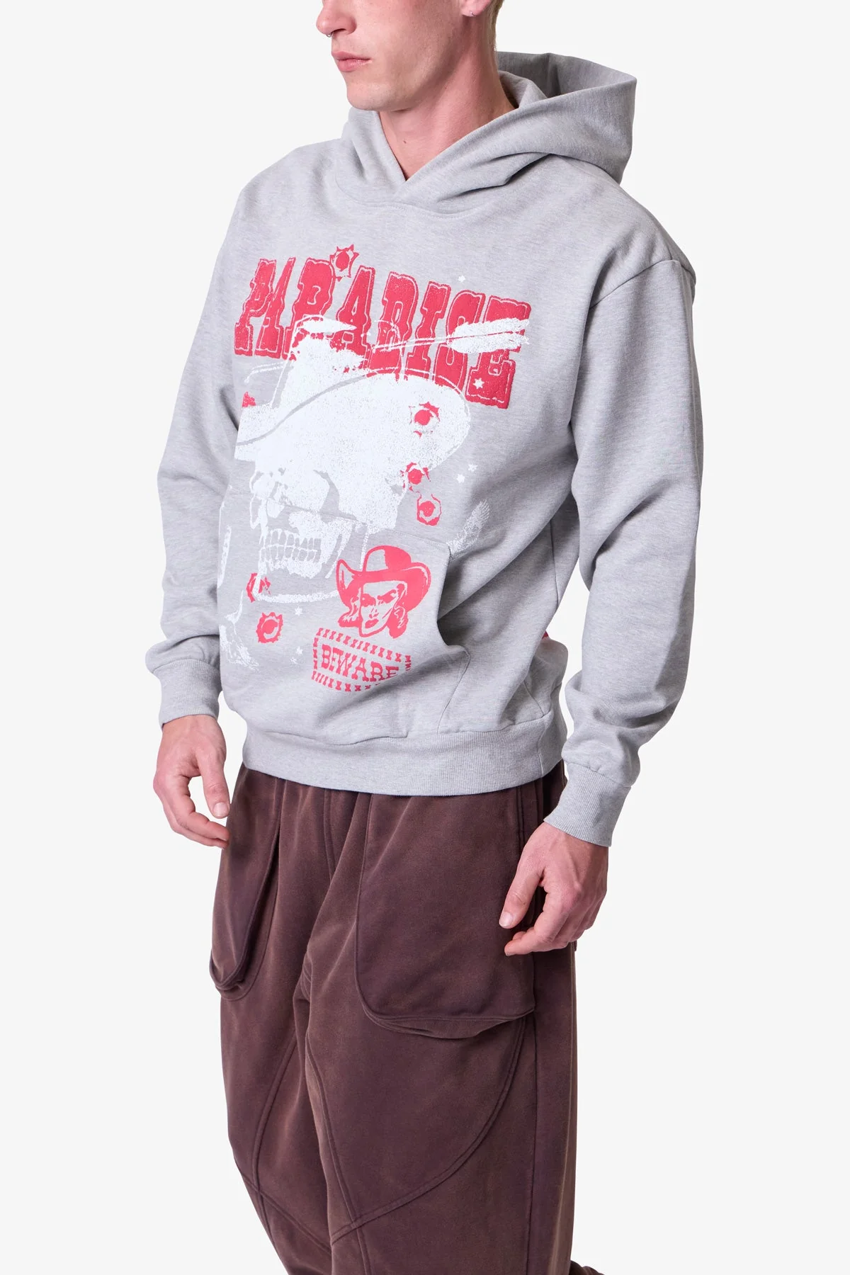 Way Out West Hoodie - Marled Grey