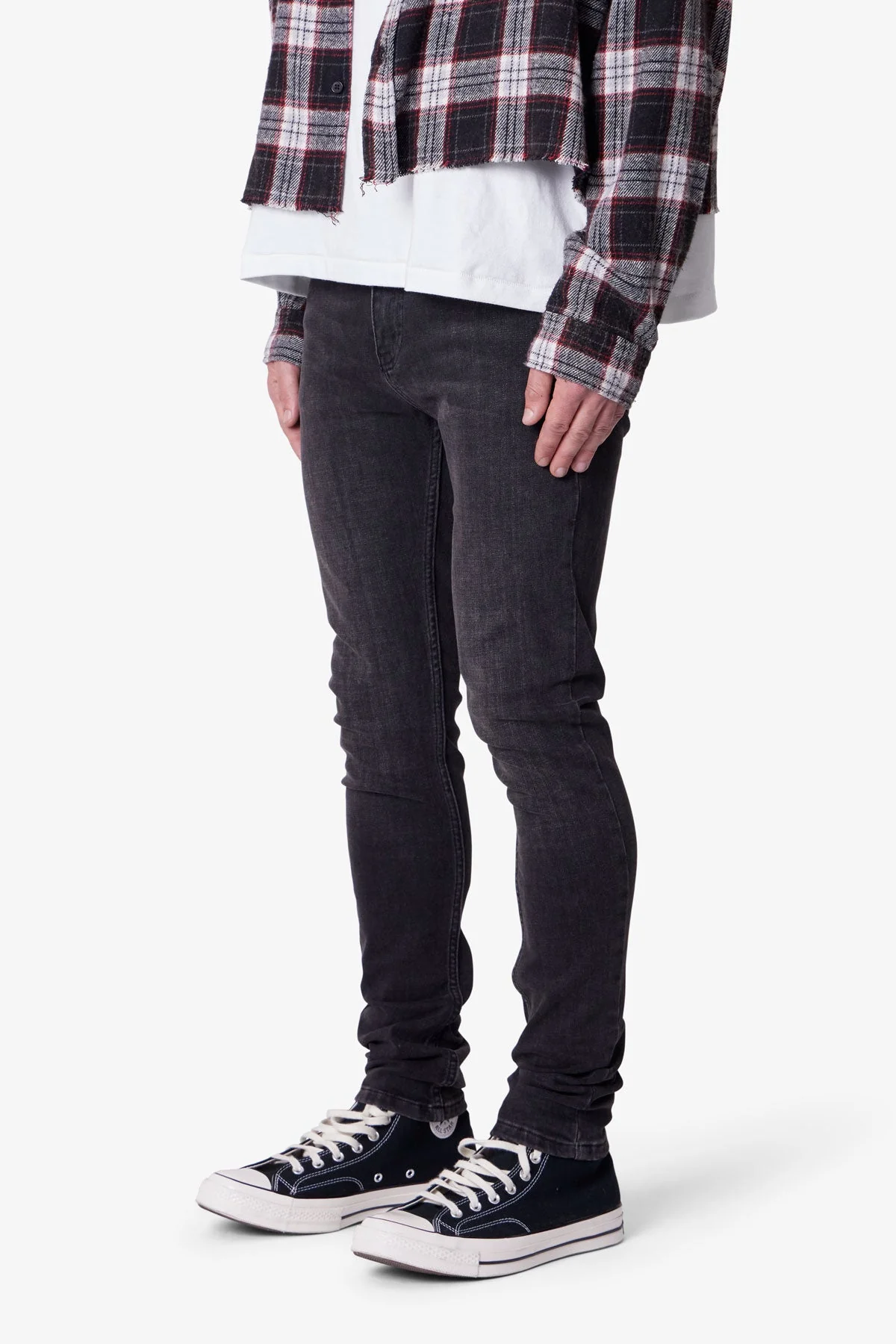Skinny Denim - Stone Wash Black