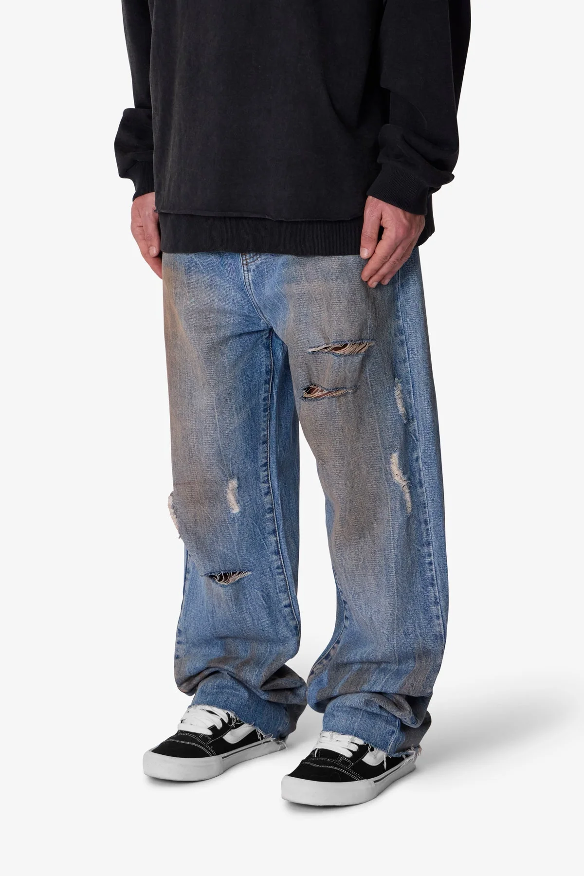 Ultra Baggy Ran Over Denim - Blue