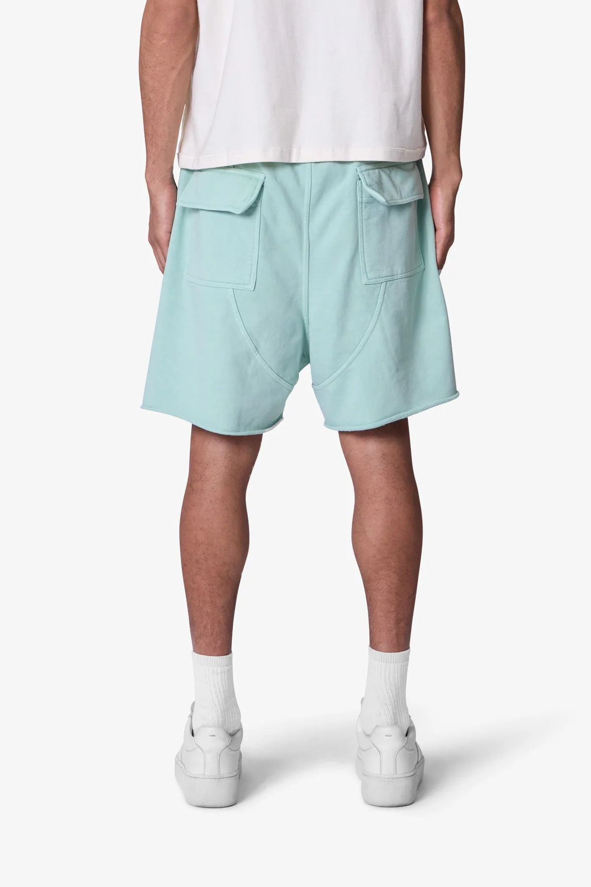 Oversized Sweatshorts - Seafoam
