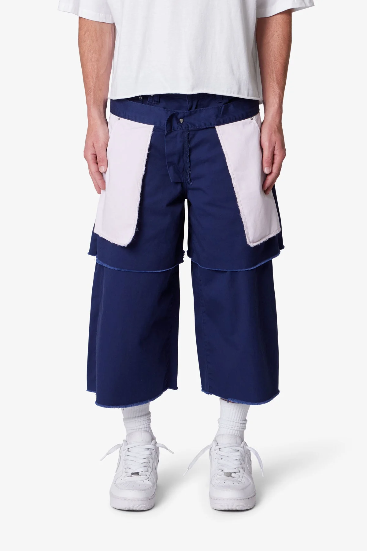 Ultra Baggy Inside Out Shorts - Navy