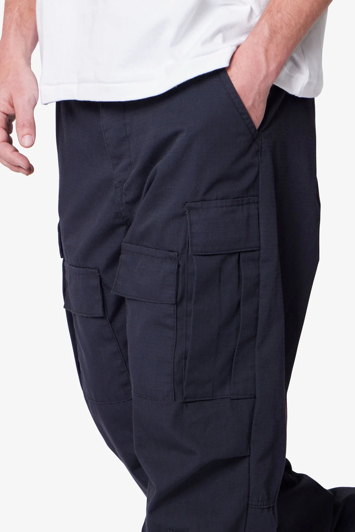 Ultra Baggy Cargo Pants - Black
