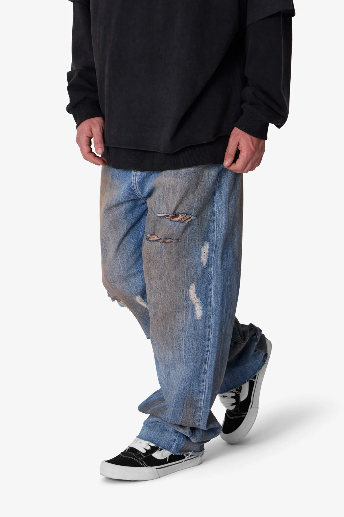Ultra Baggy Ran Over Denim - Blue