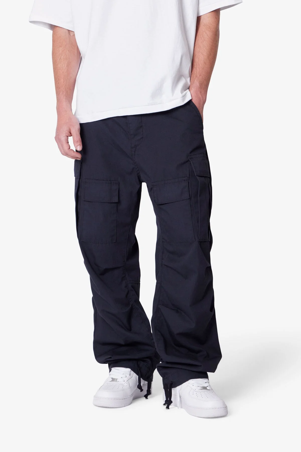 Ultra Baggy Cargo Pants - Black