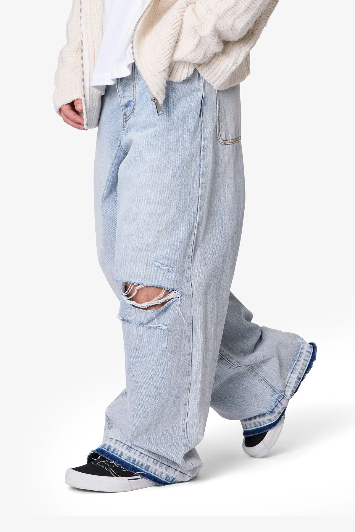 Baggy Rave Denim - Light Blue