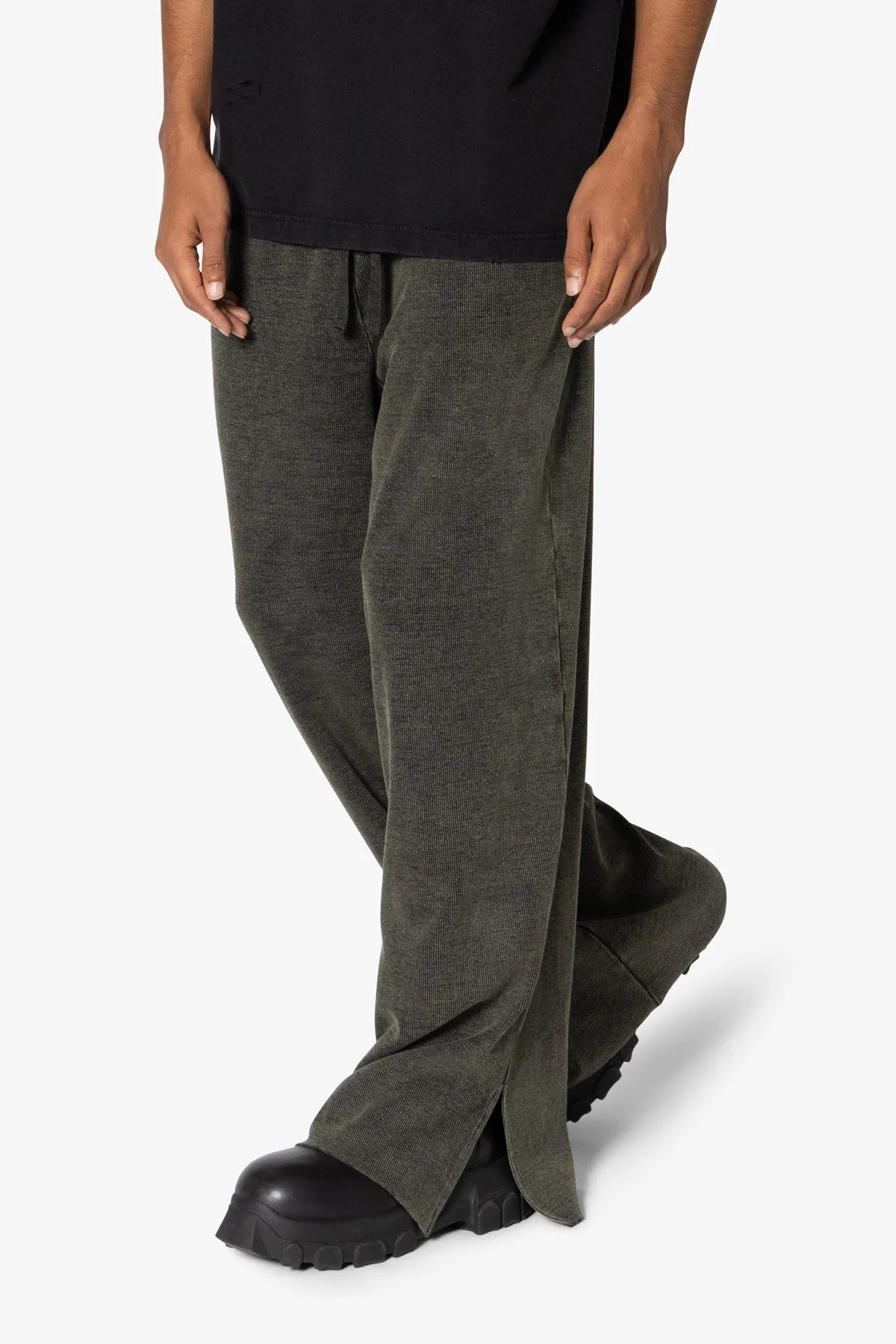 Ultra Baggy Thermal Sweatpants - Olive