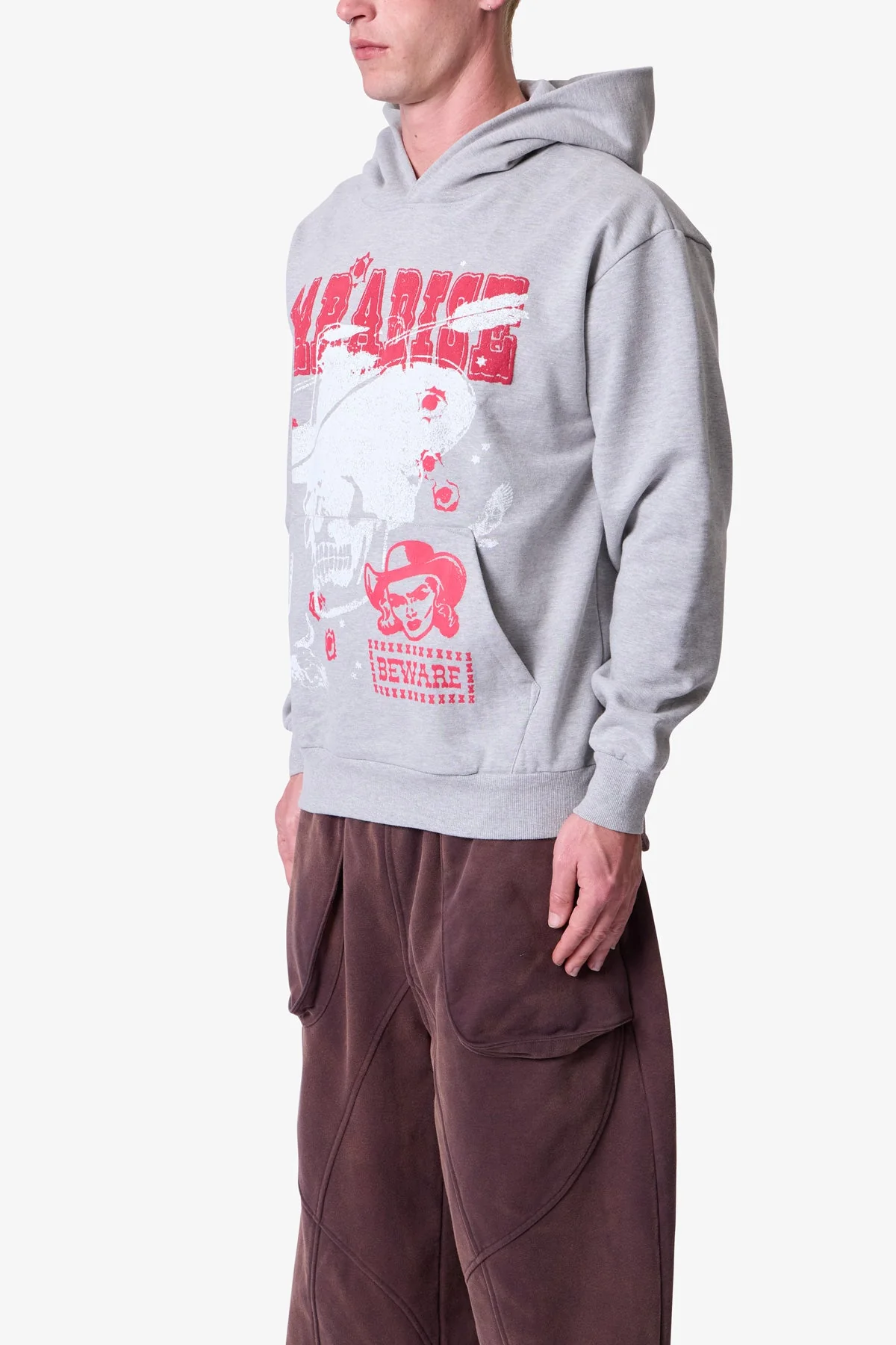 Way Out West Hoodie - Marled Grey