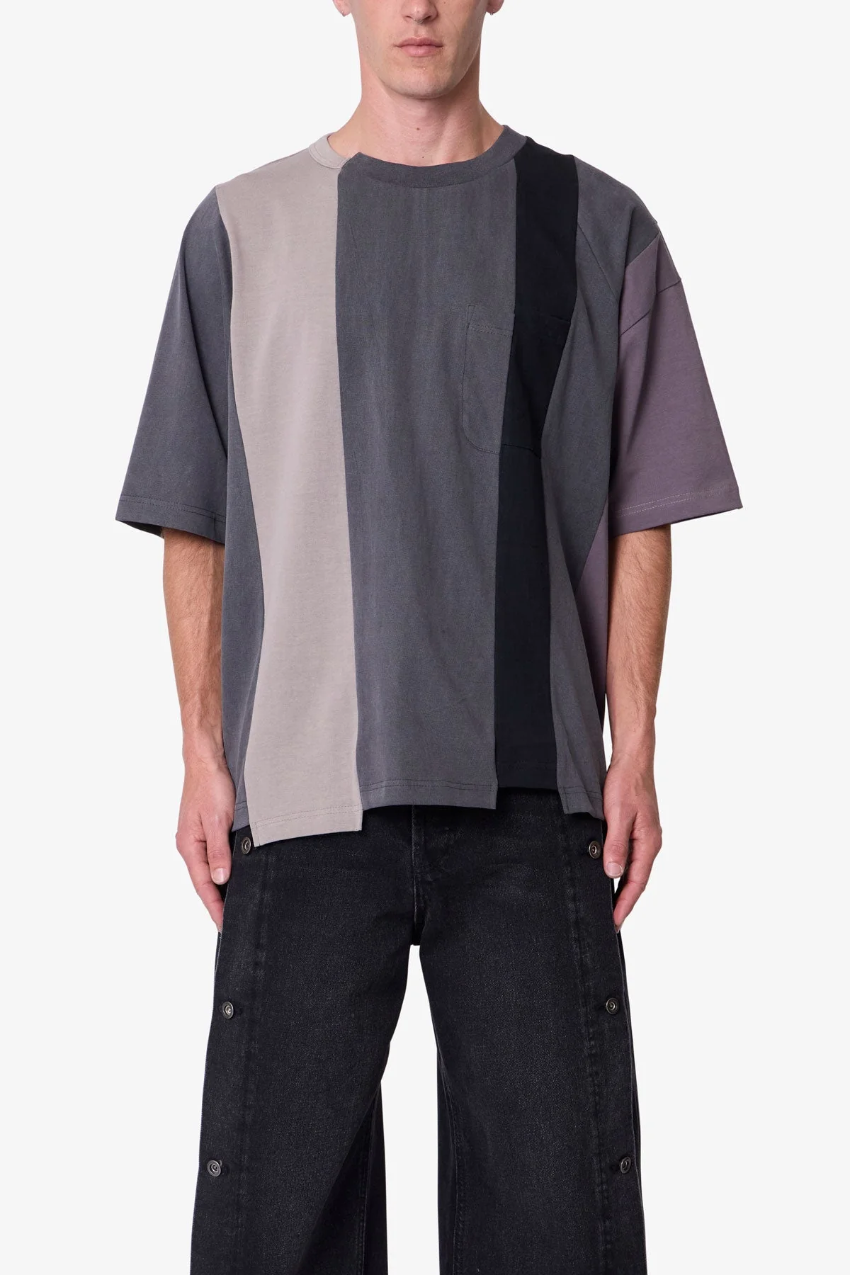 Multi Paneled Tee - Black