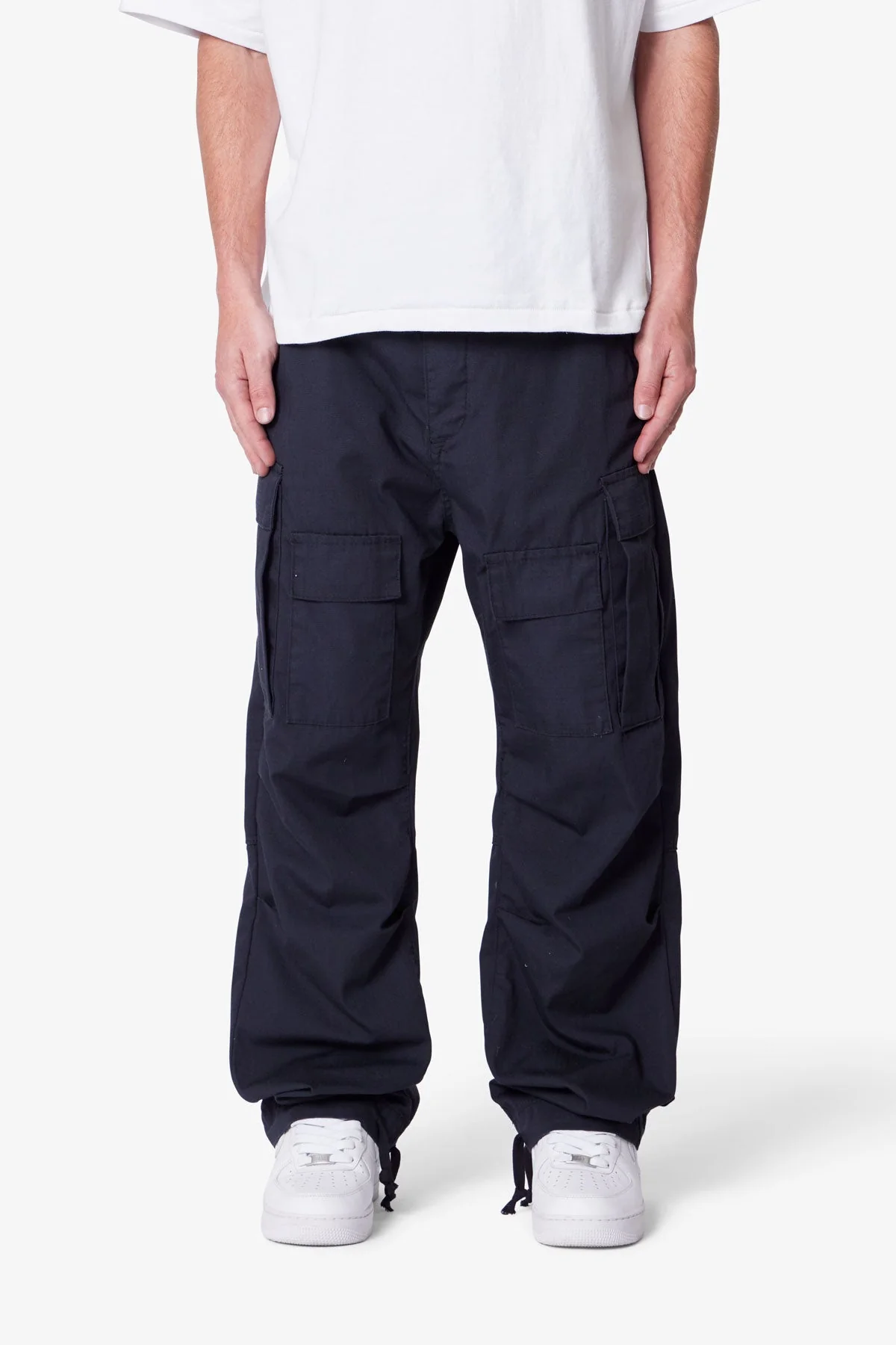 Ultra Baggy Cargo Pants - Black