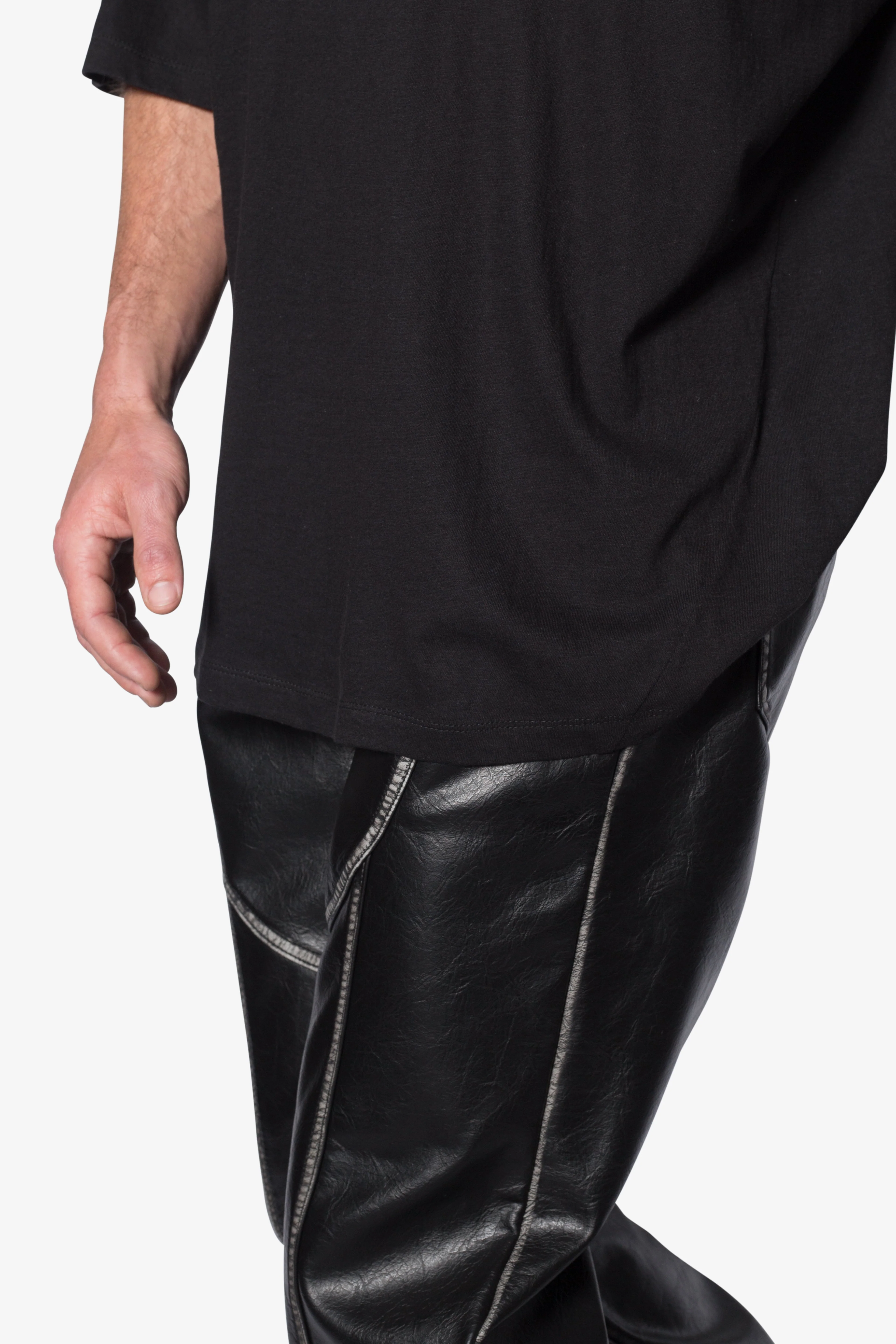 Sheer Gauze Tee - Black