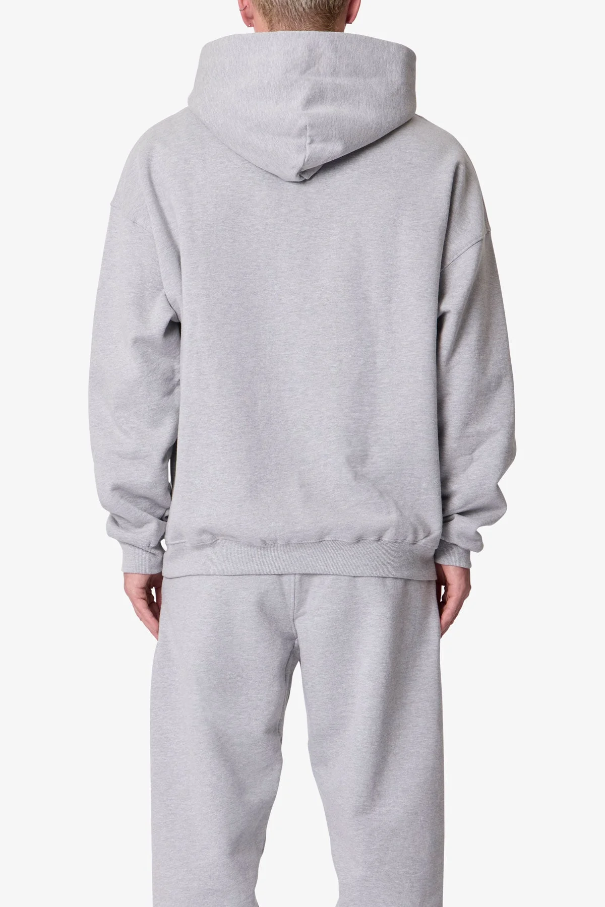 Heavy Basic Hoodie - Marled Grey