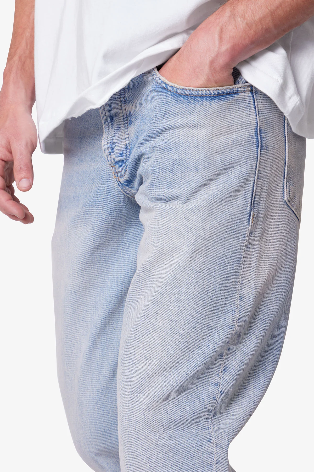 Bootcut Denim - Light Sand Washed Blue