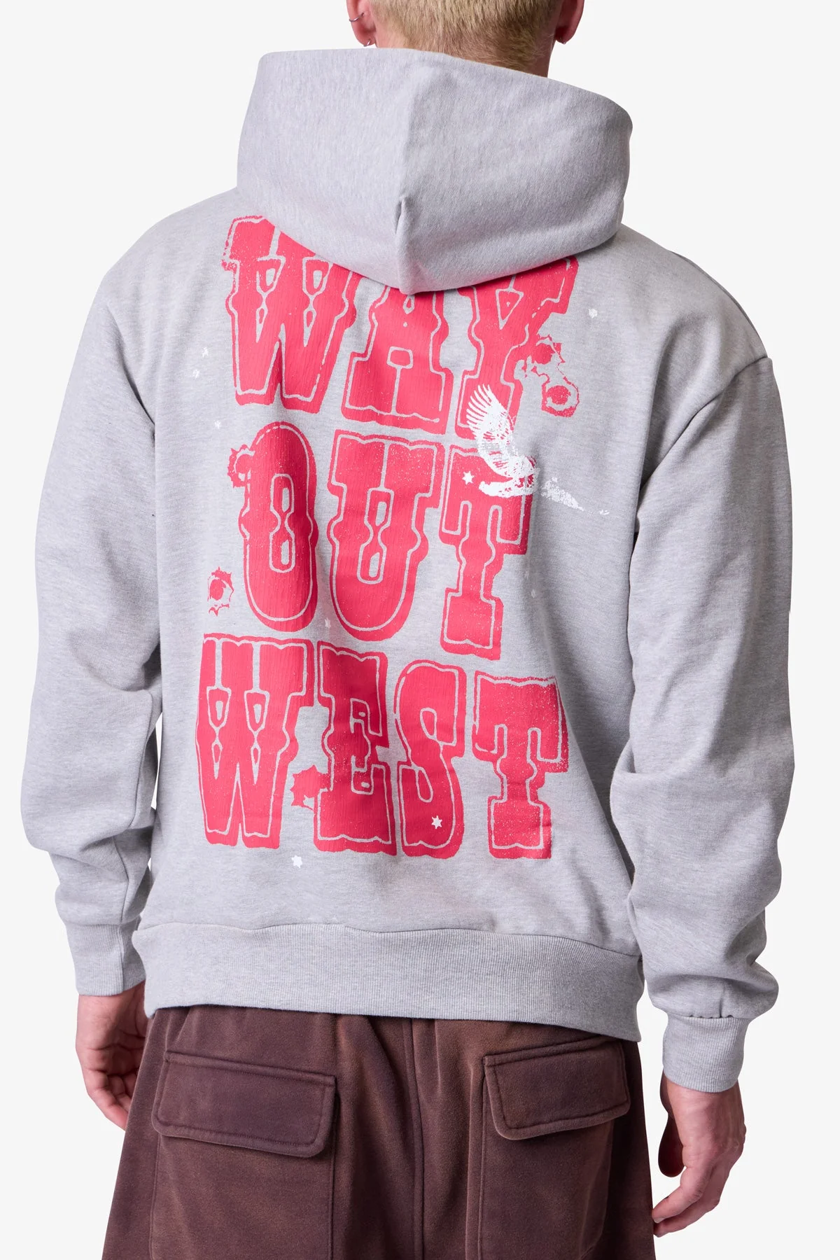 Way Out West Hoodie - Marled Grey