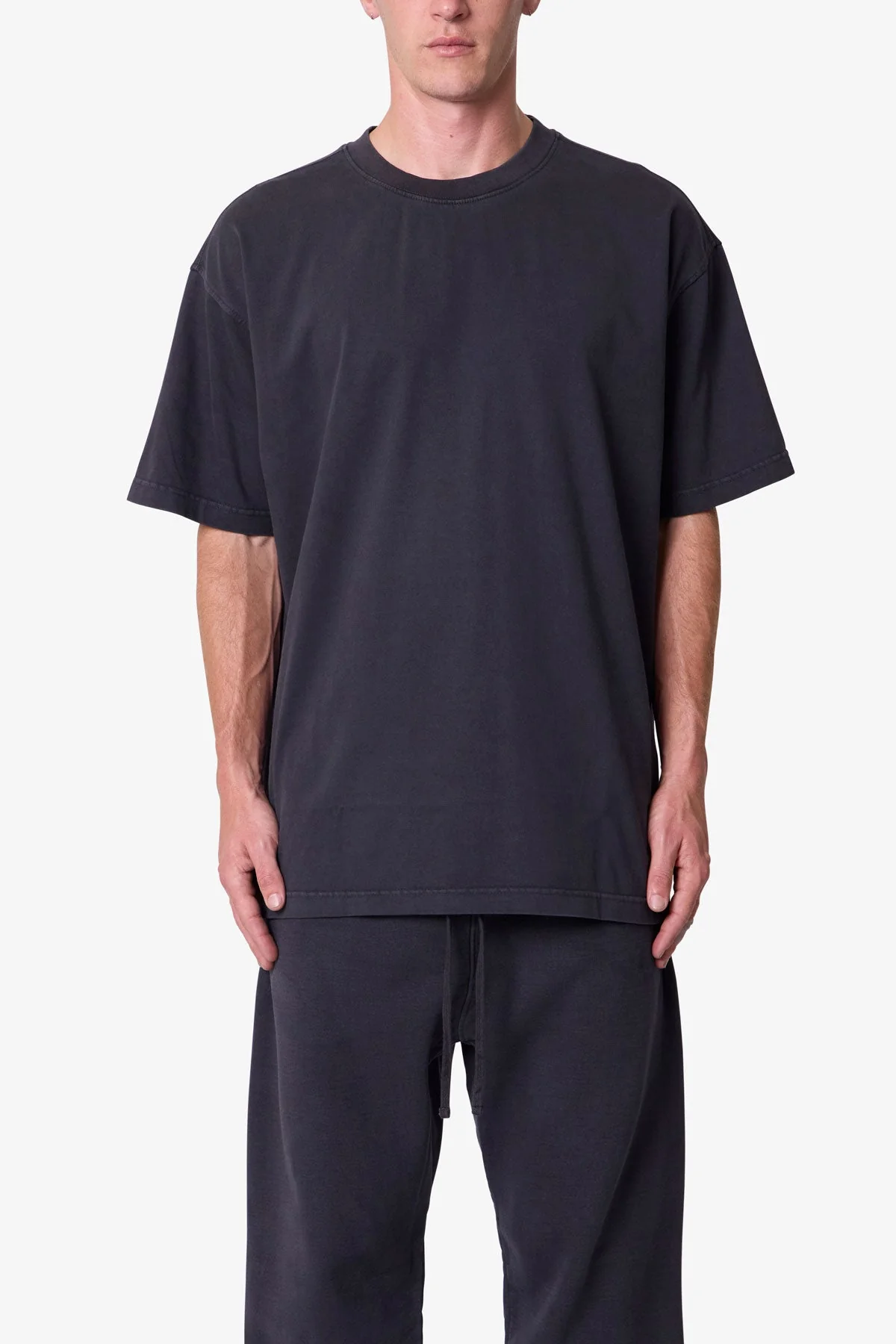 Heavy Basic Tee - Washed Black