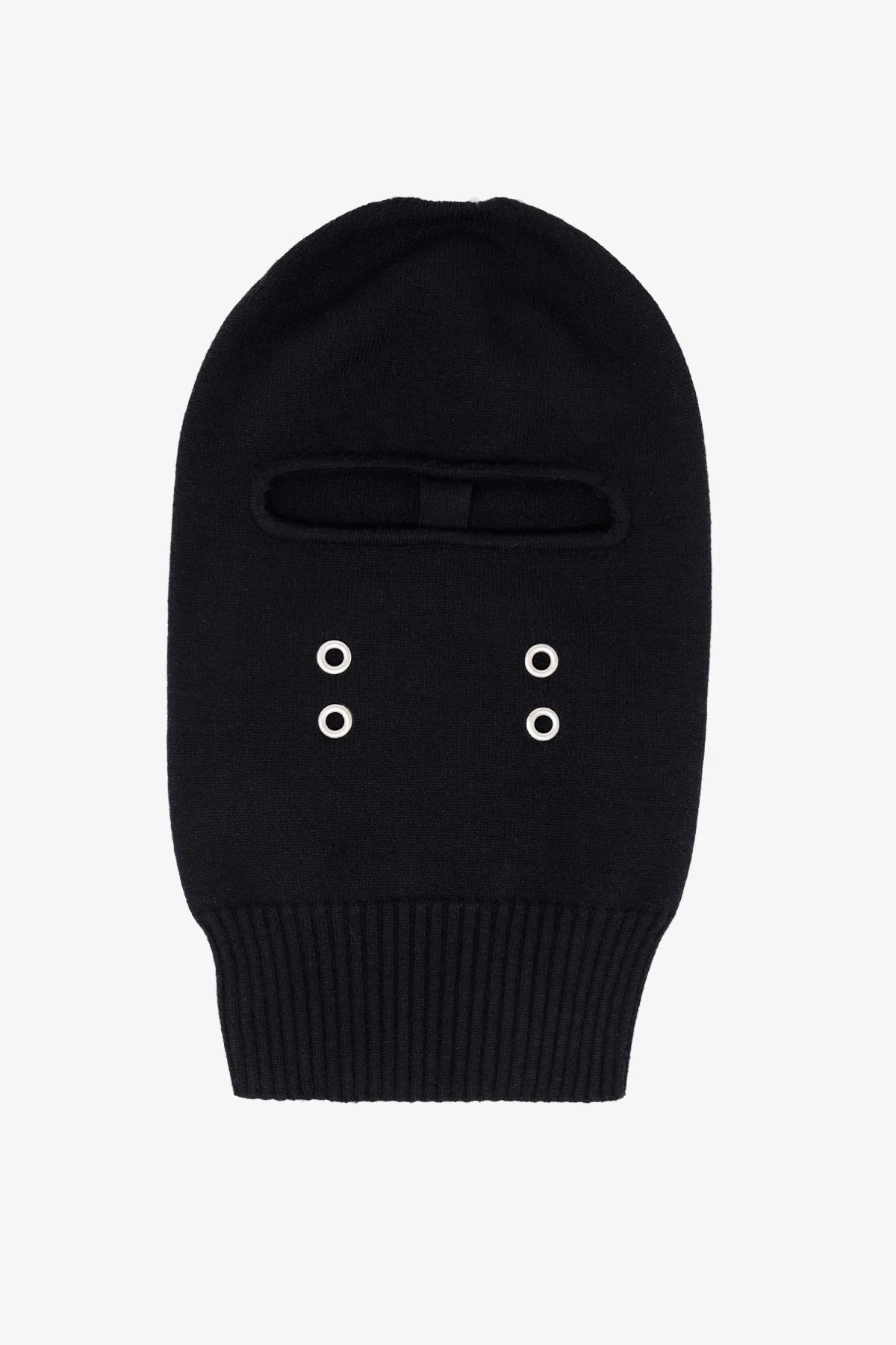 Wool Balaclava Mask - Black