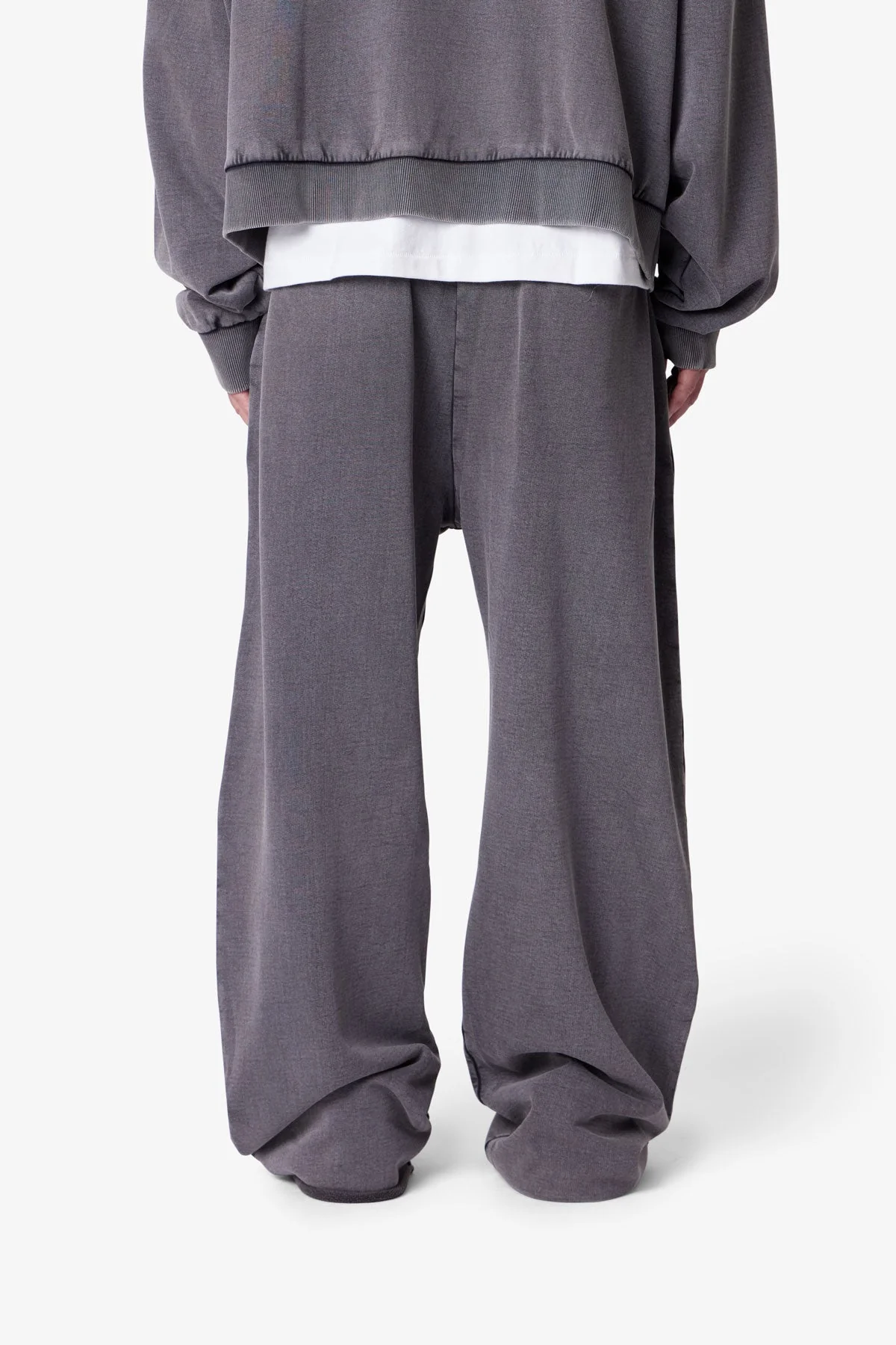 Ultra Baggy Fleece Sweatpants - Vintage Black