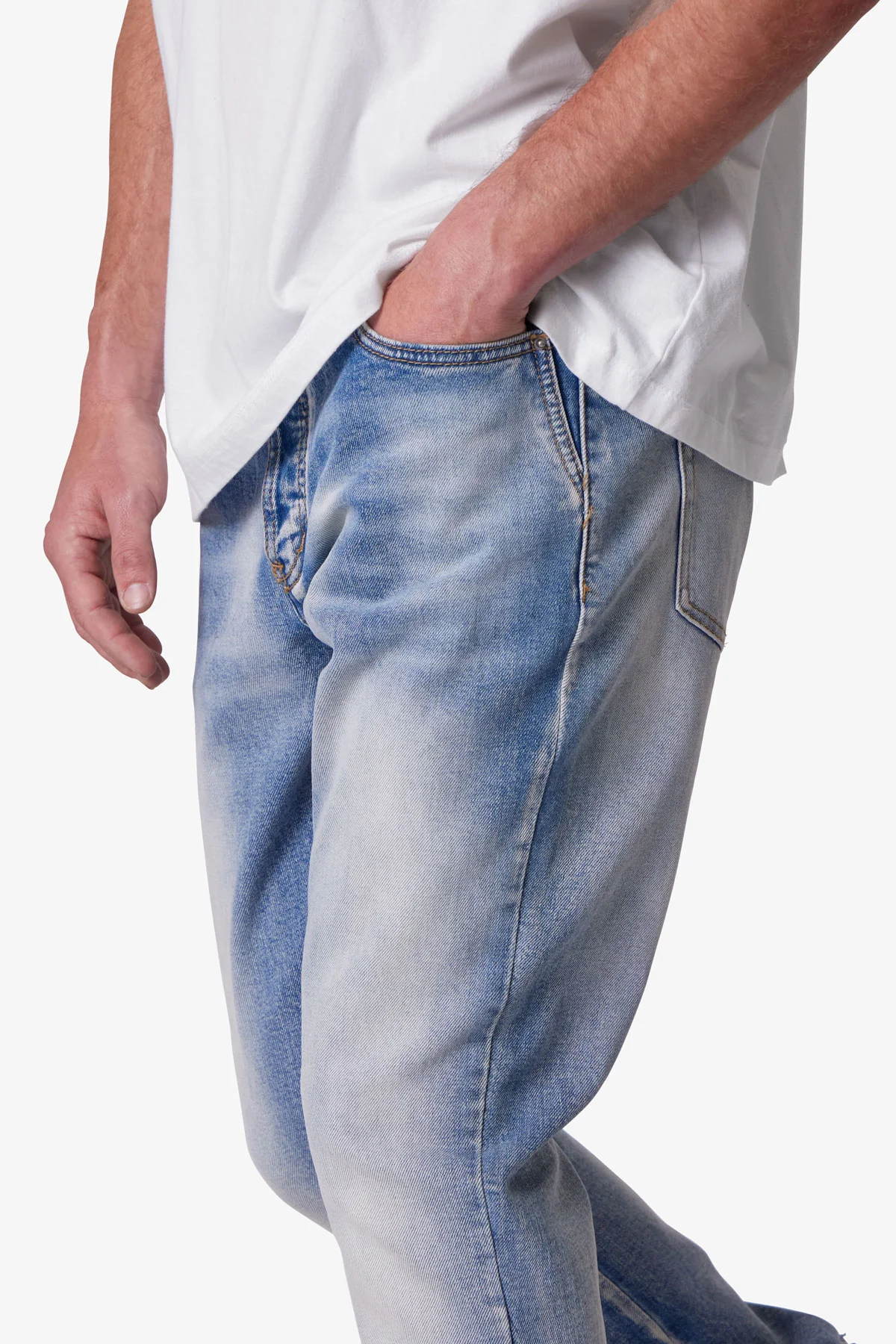 B484 Flare Denim - Blue