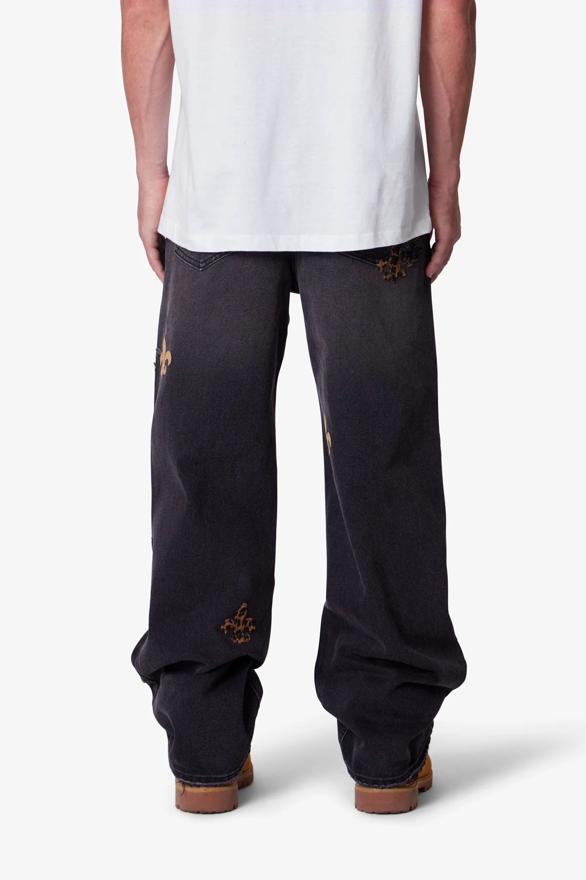 Ultra Baggy Fleur Denim - Black