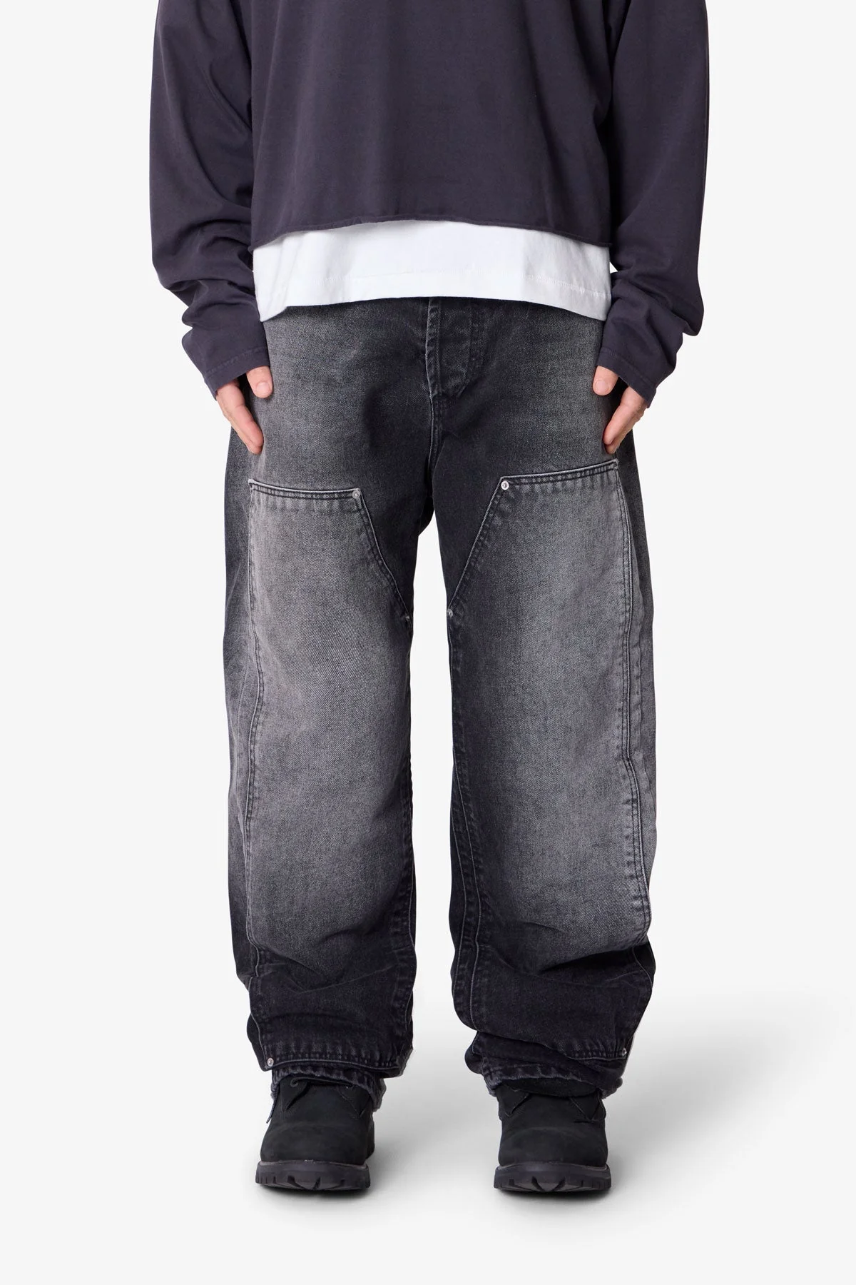 West Double Knee Denim - Black