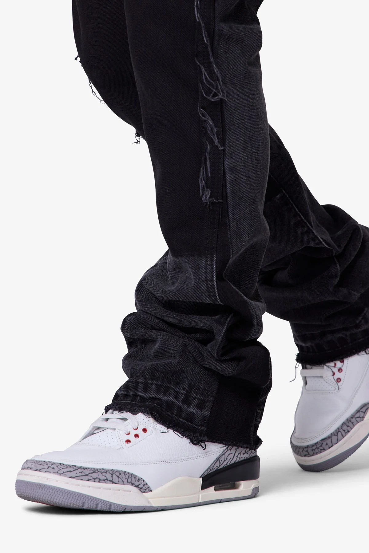 B118 Work Flare Denim - Black