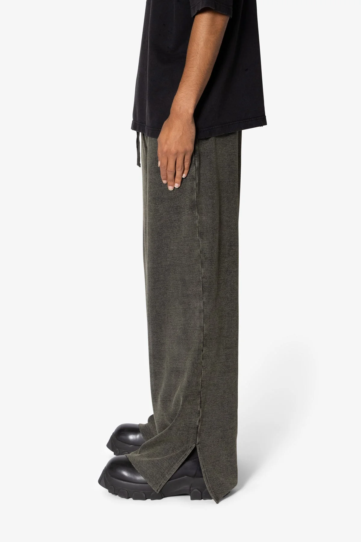 Ultra Baggy Thermal Sweatpants - Olive