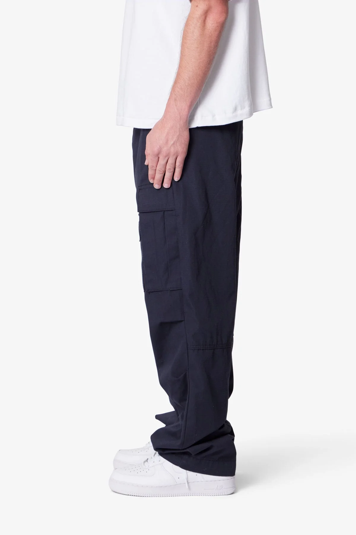 Ultra Baggy Cargo Pants - Black