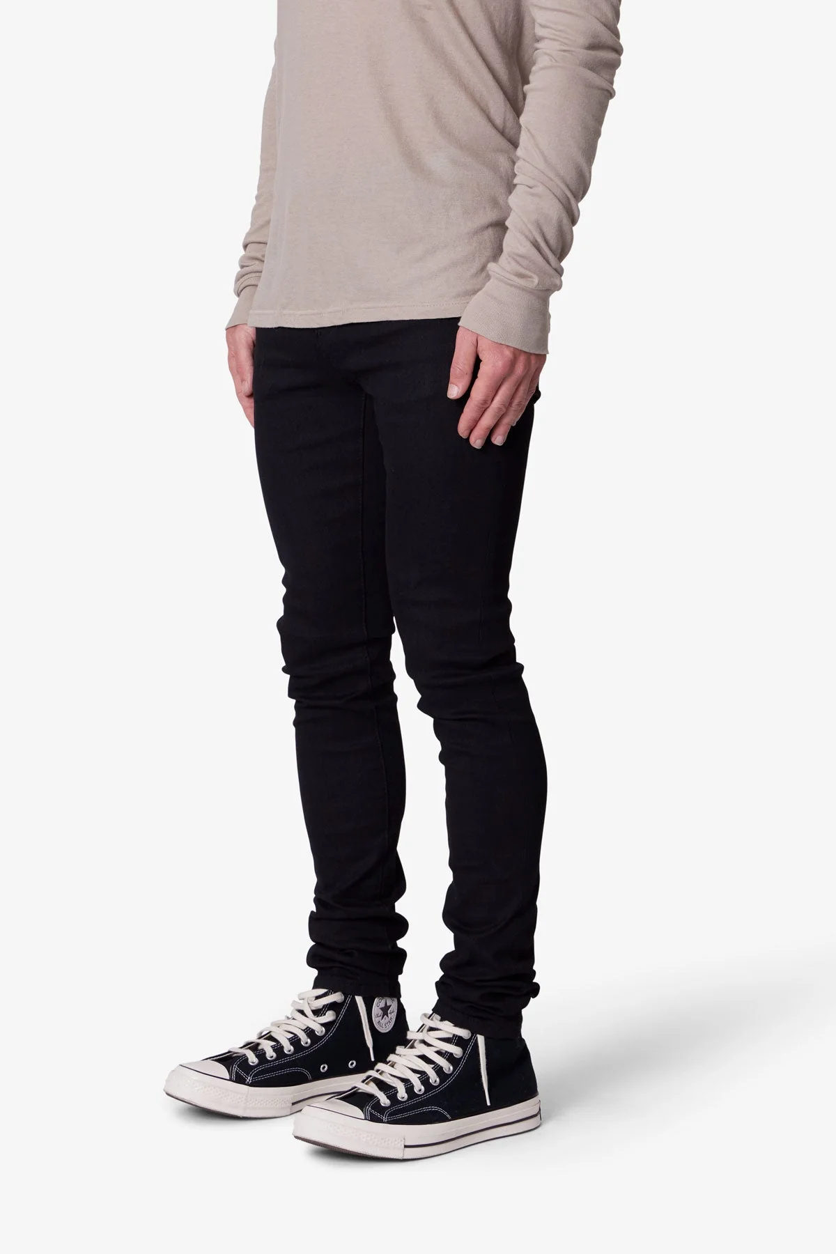 X43 Skinny Denim - Matte Black