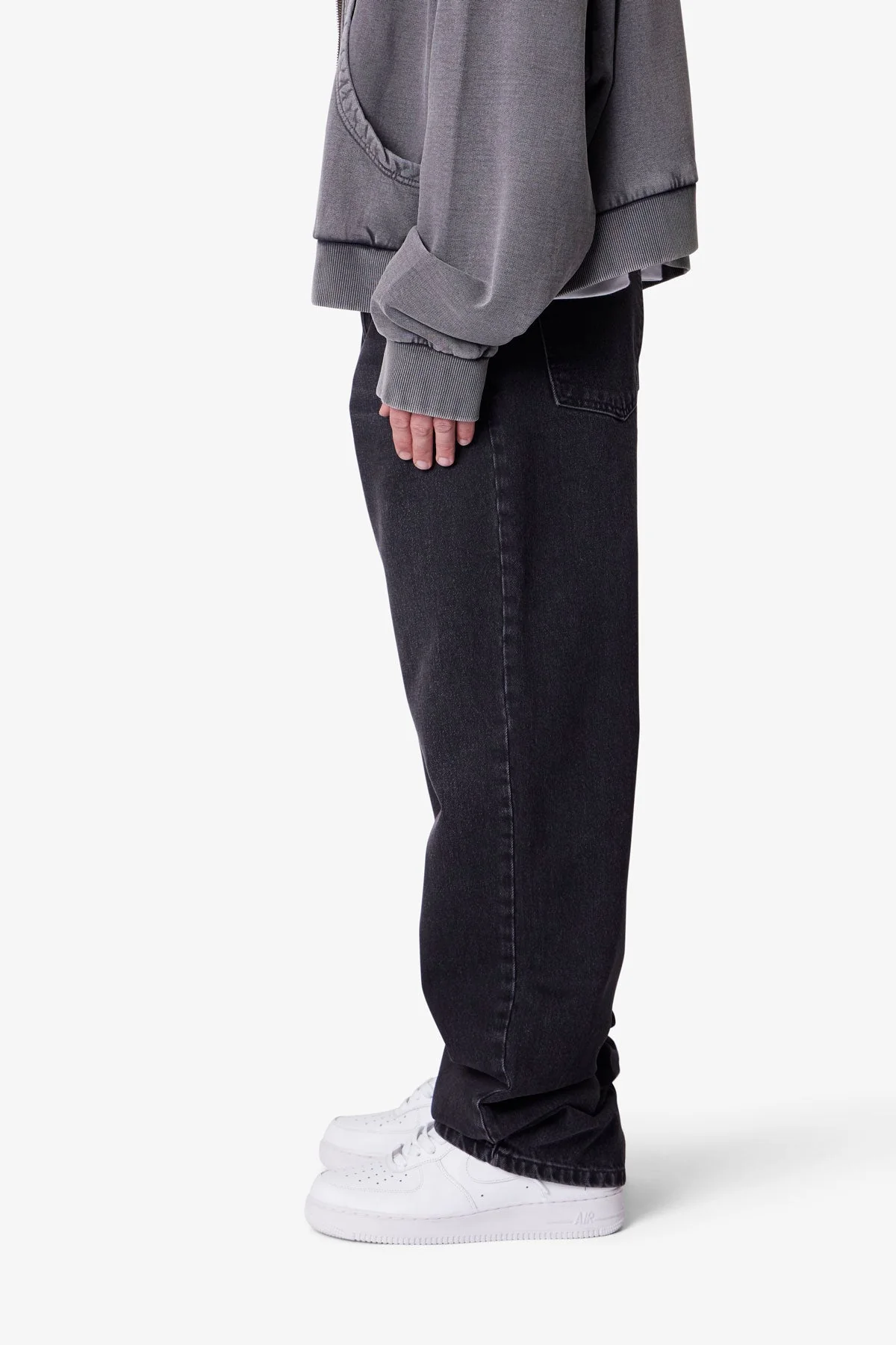 Ultra Baggy Denim - Stone Wash Black