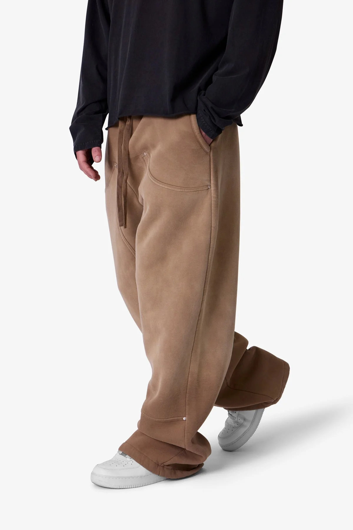 West Double Knee Sweatpants - Tan