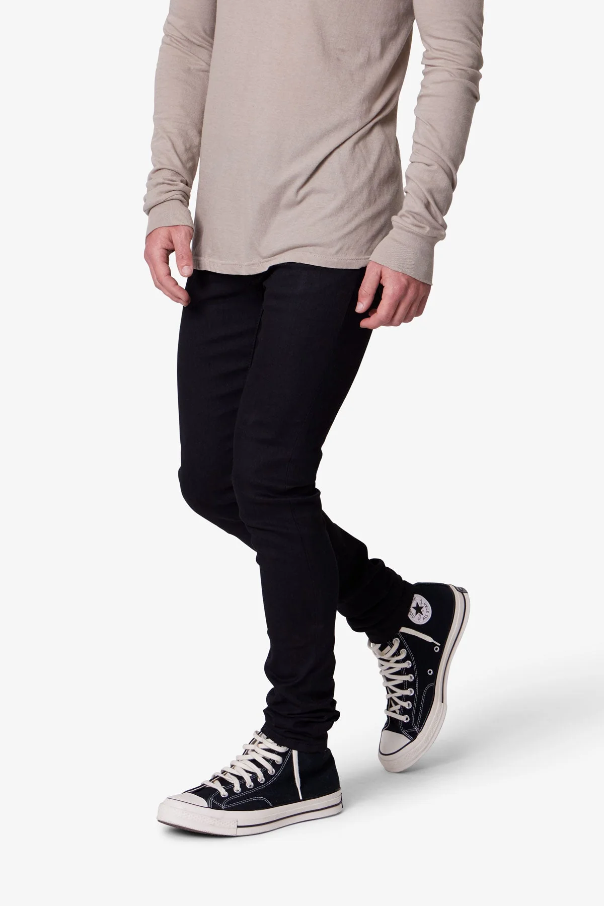 X43 Skinny Denim - Matte Black