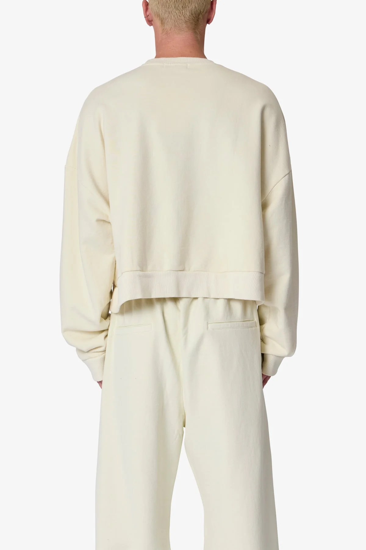 Cropped Crewneck - Off White